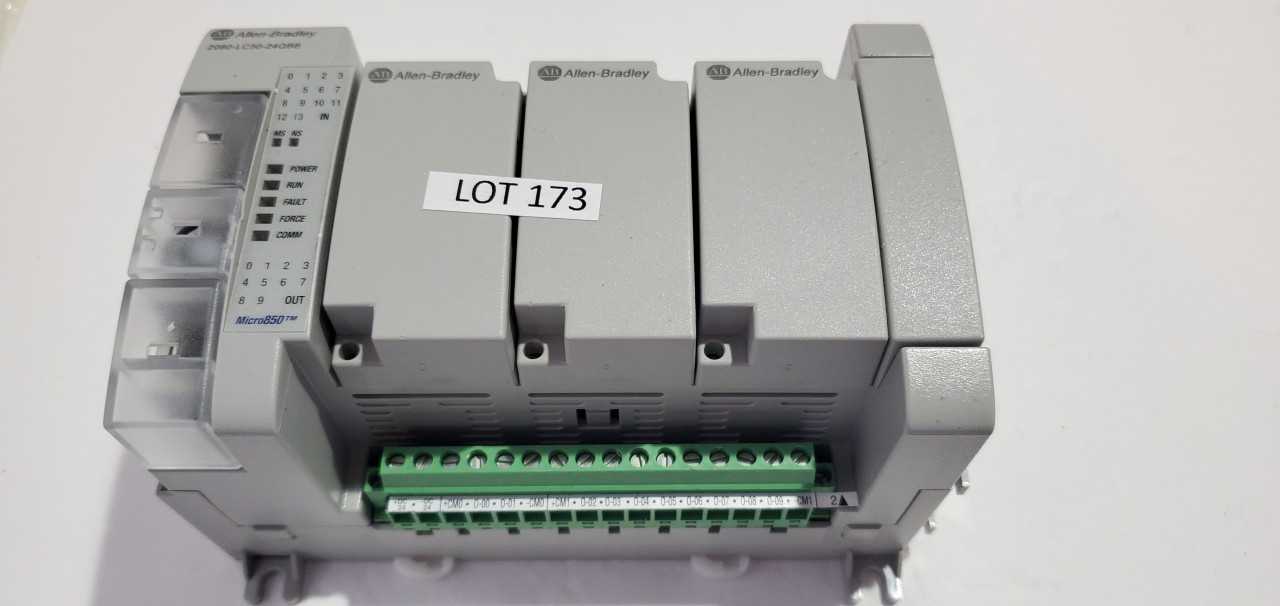 Allen Bradley Micro 850  2080-LC50-24QBB PLC - AUTOMATION & CONTROLS