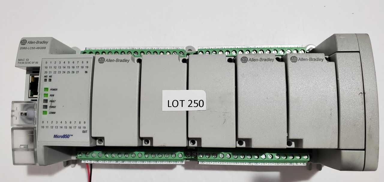 Allen Bradley Micro 850 2080-LC50-48QBB PLC - AUTOMATION & CONTROLS Allen Bradley Micro 850 2080-LC50-48QBB PLC - AUTOMATION & CONTROLS