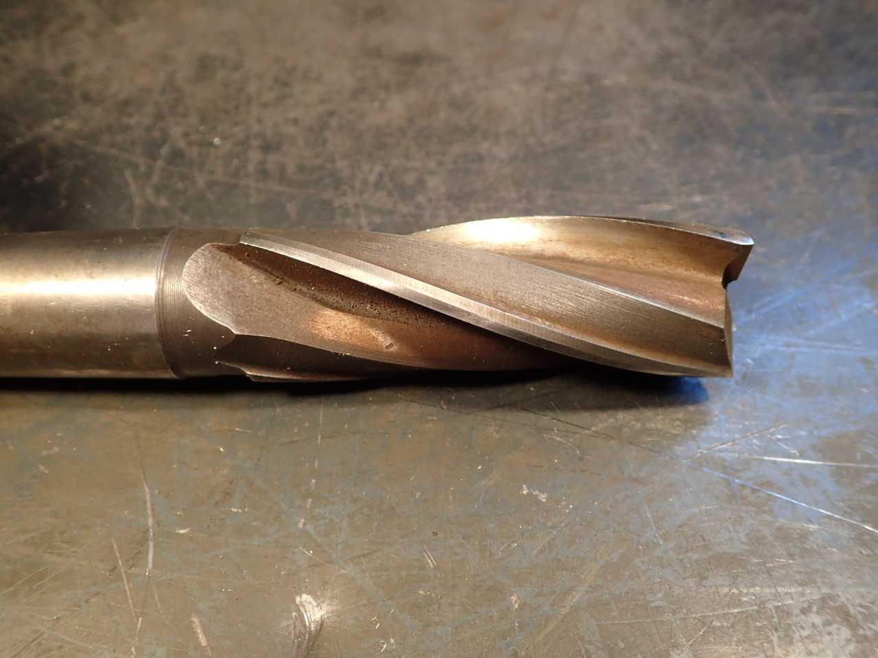 Rutland 1" M2 Jig Borer End Mill 3-Flute 2-7/8" LOC Morse Taper #3 Shank MT3 3MT - MACHINE TOOLING