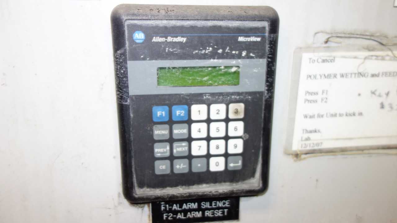 US FILTER CONTROL PANEL W/ ALLEN BRADLEY 1756 CONTROLLER - AUTOMATION & CONTROLS