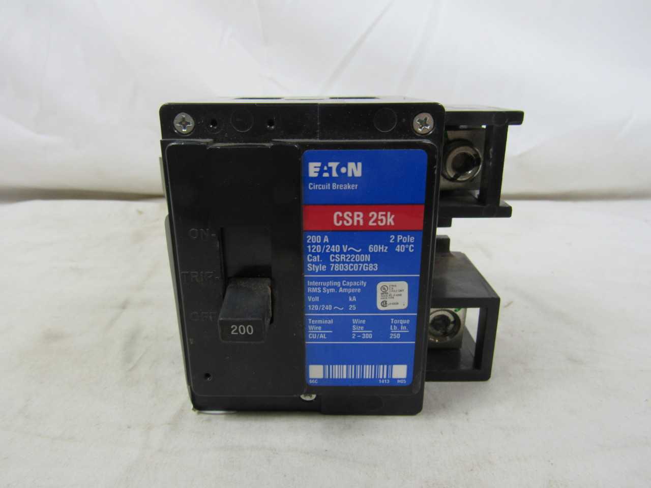 Quantity of 9x CSR2200N Main Breakers - CIRCUIT BREAKERS