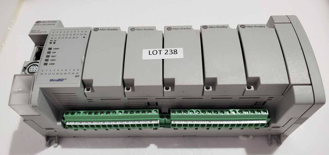 Allen Bradley Micro 850 2080-LC50-48QWB PLC - AUTOMATION & CONTROLS