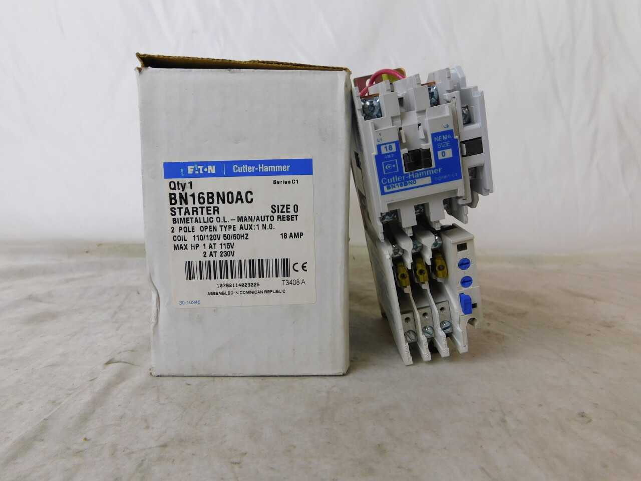 Quantity of 4x BN16BN0AC Non-Combination Starters - MOTOR STARTERS