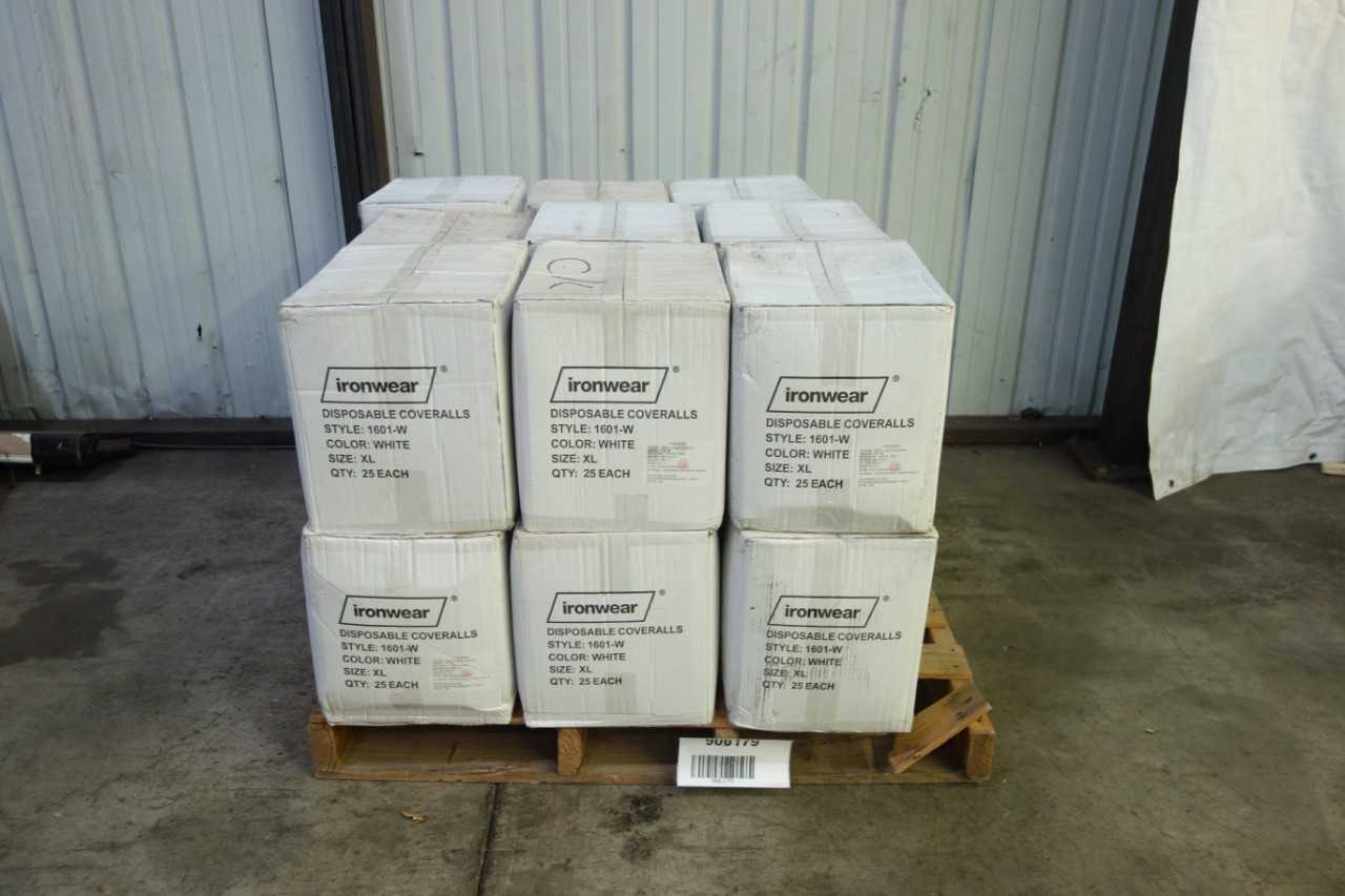 PALLET OF IRONWEAR 1601-W DISPOSABLE COVERALLS - SAFETY EQUIPMENT