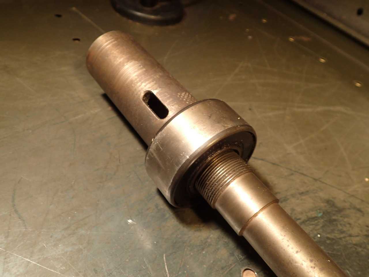 1-1/16" Straight Automotive Shank Bore Drill Press Spindle: 14-Spline Shaft - UPRIGHT DRILL PRESSES