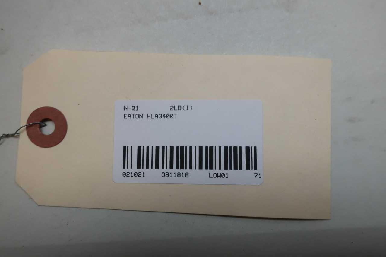 EATON HLA3400T 3P 400A AMP CIRCUIT BREAKER TRIP UNIT - CIRCUIT BREAKERS
