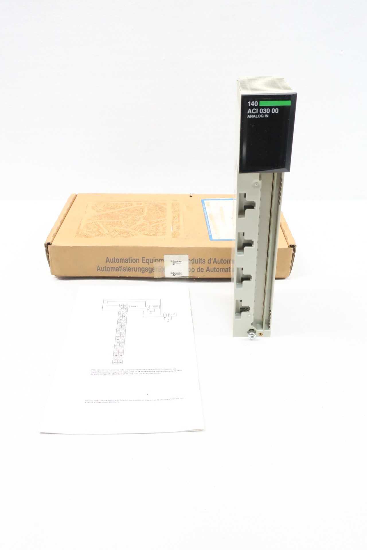 SCHNEIDER 140 ACI 030 00 MODICON QUANTUM INPUT MODULE - AUTOMATION & CONTROLS SCHNEIDER 140 ACI 030 00 MODICON QUANTUM INPUT MODULE - AUTOMATION & CONTROLS