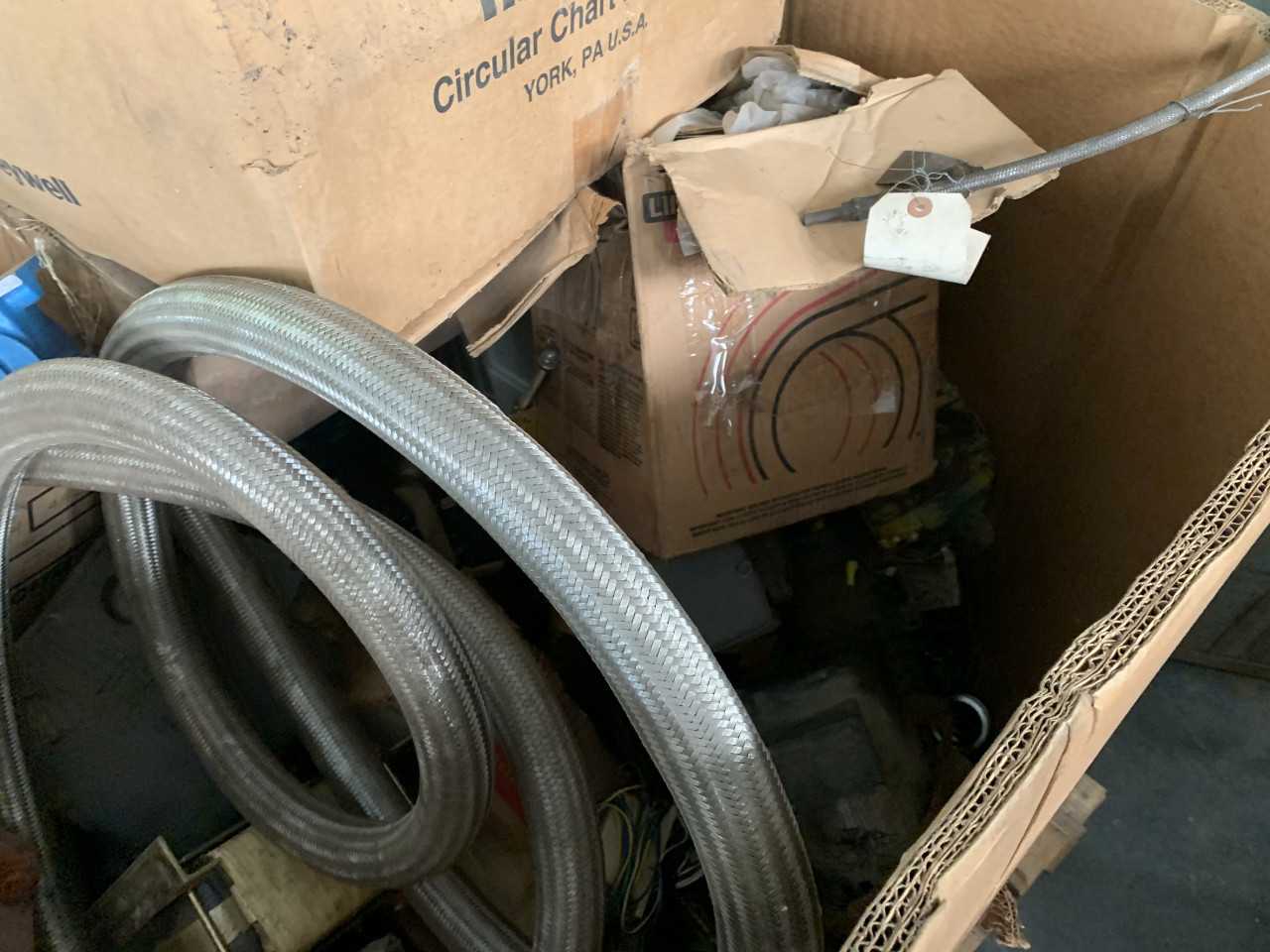 CRATE OF ELECTRICAL AUTOMATION EQUIPMENT PARTS - ELECTRICAL COMPONENTS