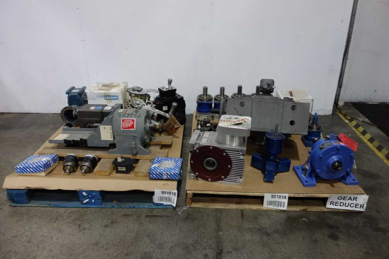 2 PALLETS OF ASSORTED GEAR REDUCERS - GEAR REDUCERS