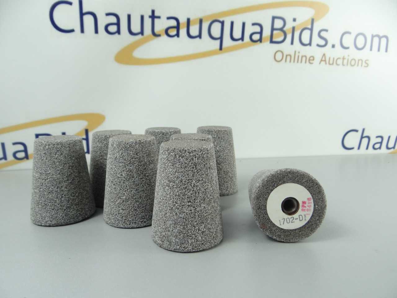 Lot of 8 NEW Type 17 Cone Gray Grinding Wheels FA302 JVS - GRINDING WHEELS
