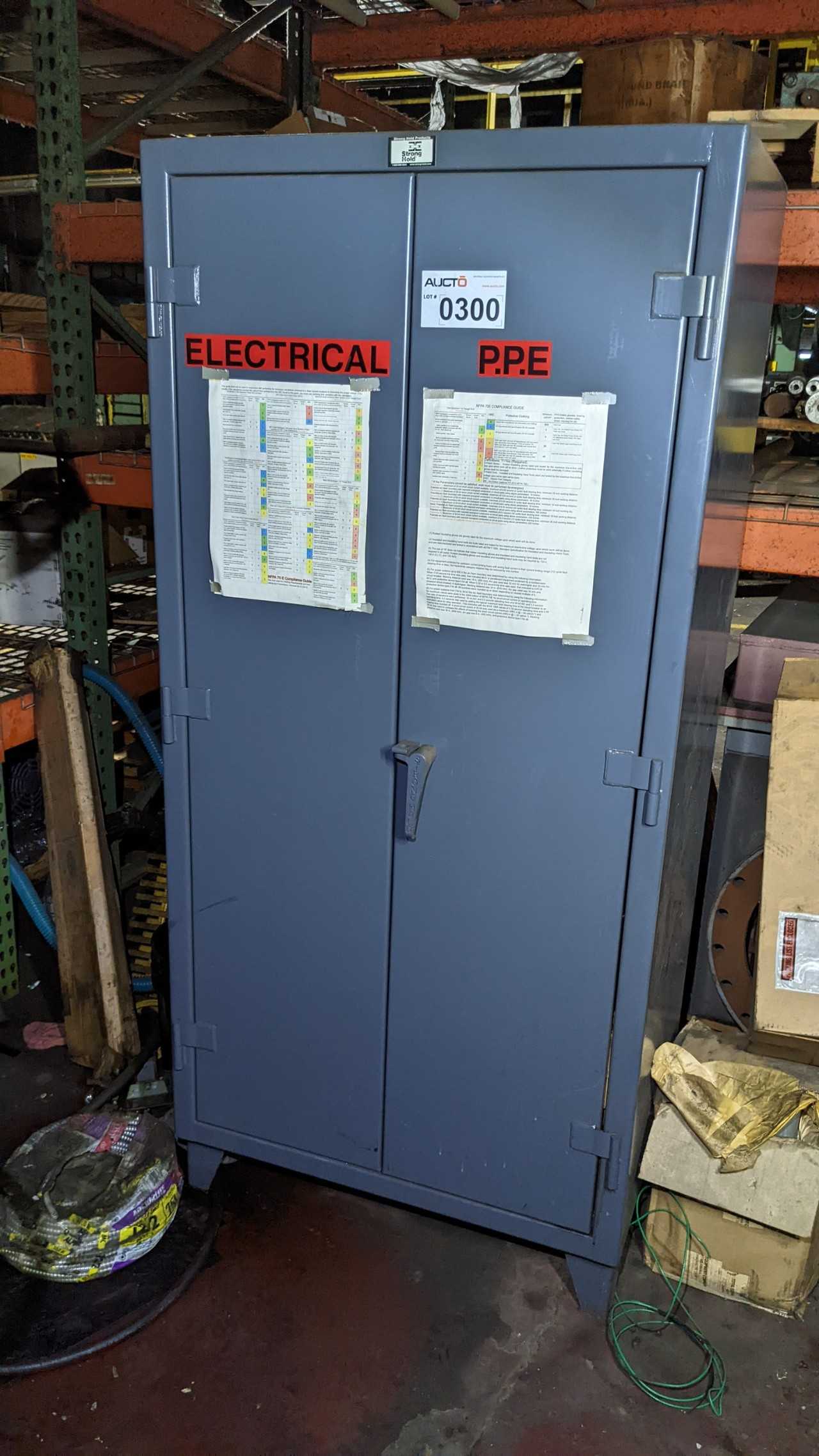 Stronghold double door cabinet with PPE - TOOL STORAGE Stronghold double door cabinet with PPE - TOOL STORAGE