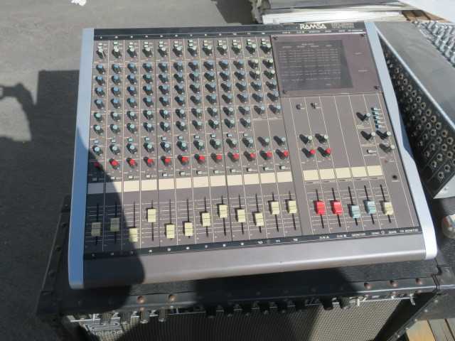 Ramsa Sound Mixing System WR -S212  and Speakers LOT - MISCELLANEOUS