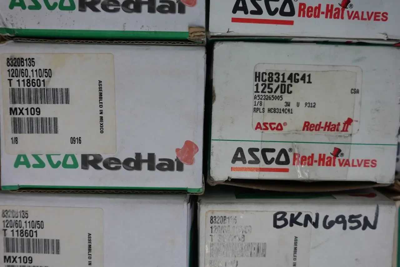 PALLET OF ASSORTED SOLENOID VALVES - SOLENOID VALVE