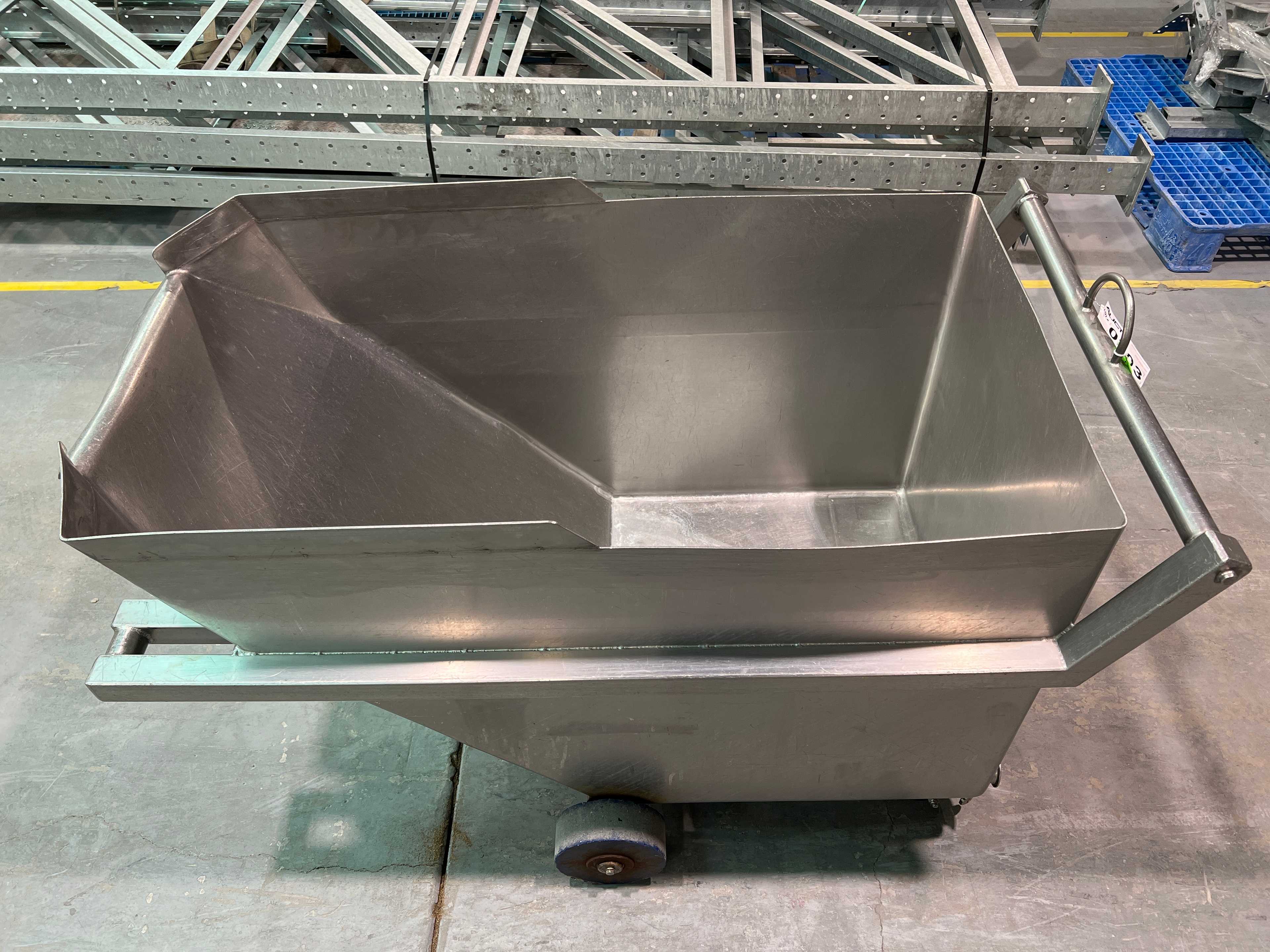 Stainless Steel Dump Cart Hopper