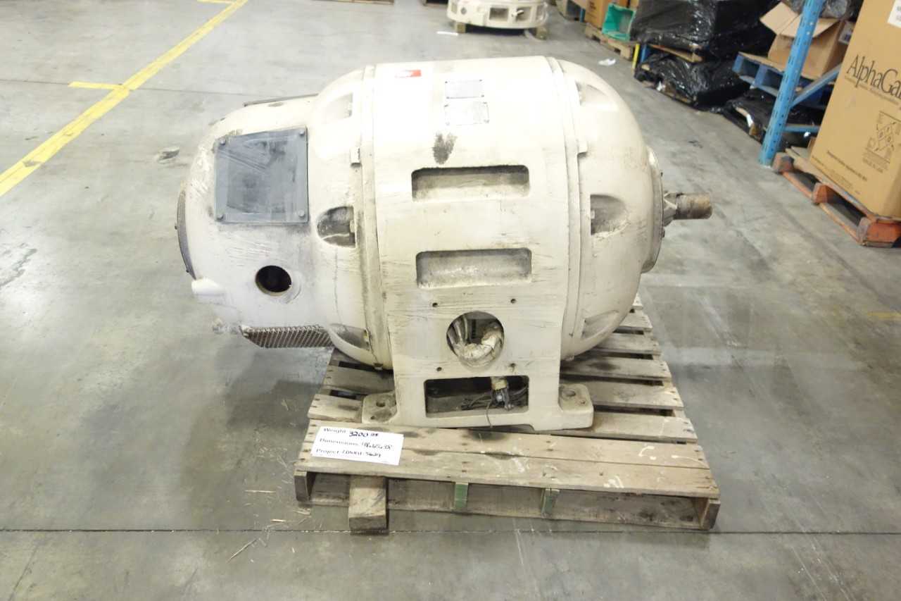 GENERAL ELECTRIC, 5M6334CY4, 150 HP, 220/440 V, 3 PH INDUCTION MOTOR - ELECTRIC MOTORS