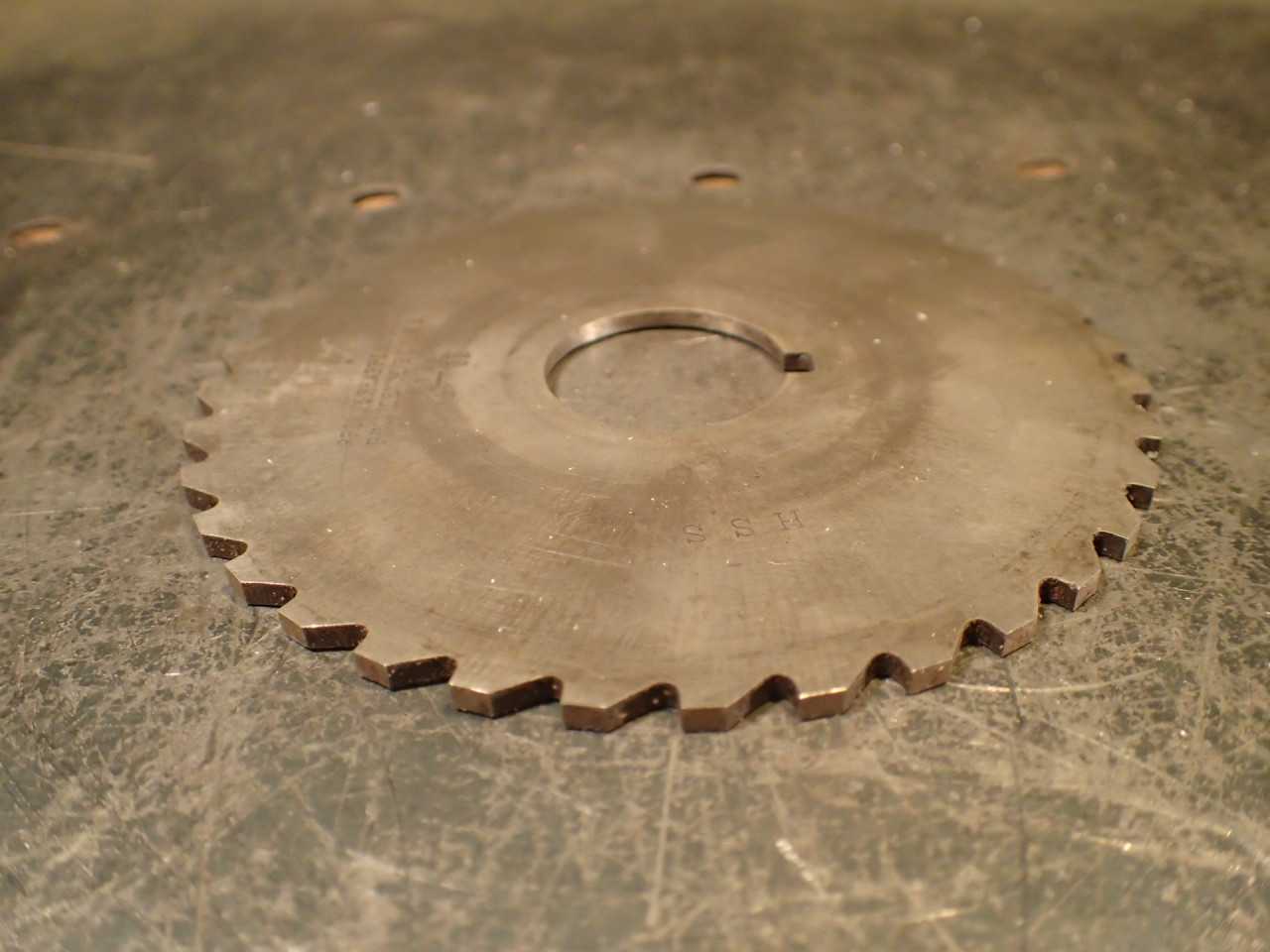 B&S 3/32" Metal Slitting Saw Milling Cutter: 3-7/8" OD, 1" Horizontal Arbor Hole - MILLING TOOLS