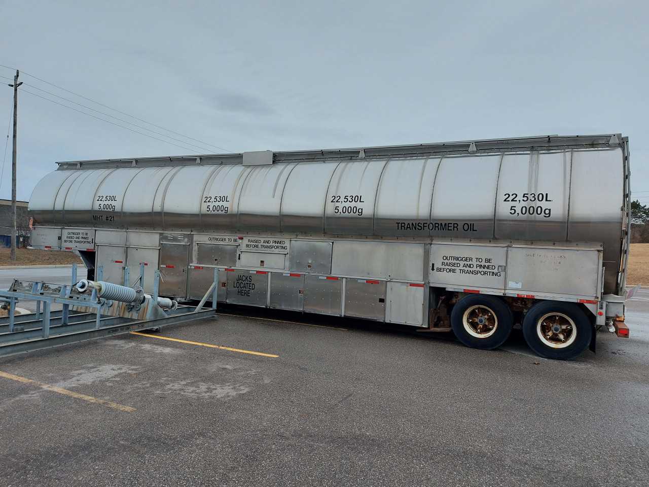 Transformer Oil Storage Trailer - TRAILERS