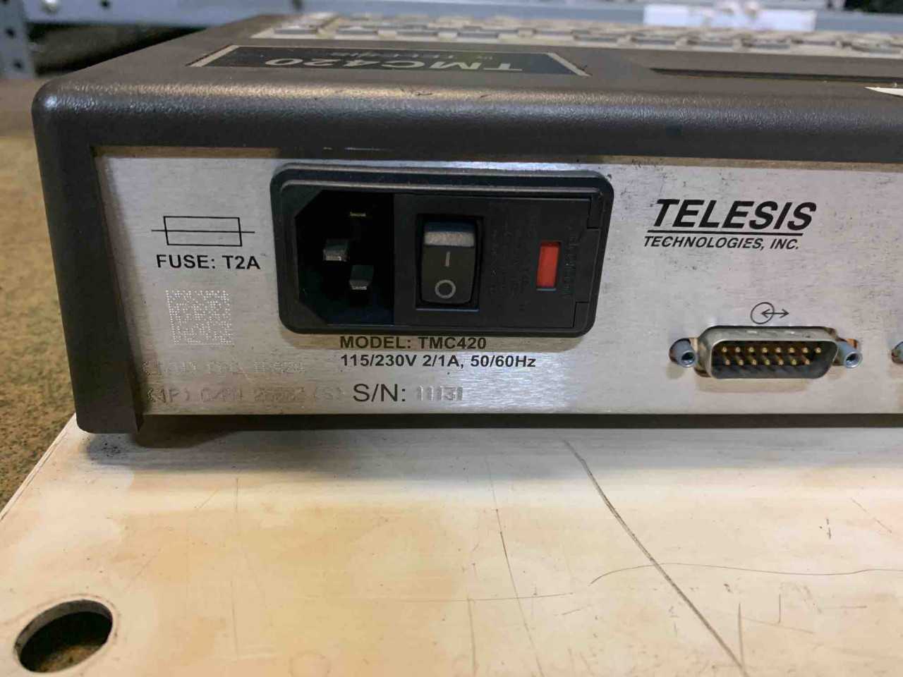 Telesis TMC-420 Pinstamp Marking System - ELECTRICAL COMPONENTS