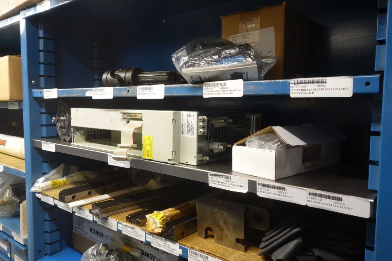 Contents of 1x section shelving - SHELVING