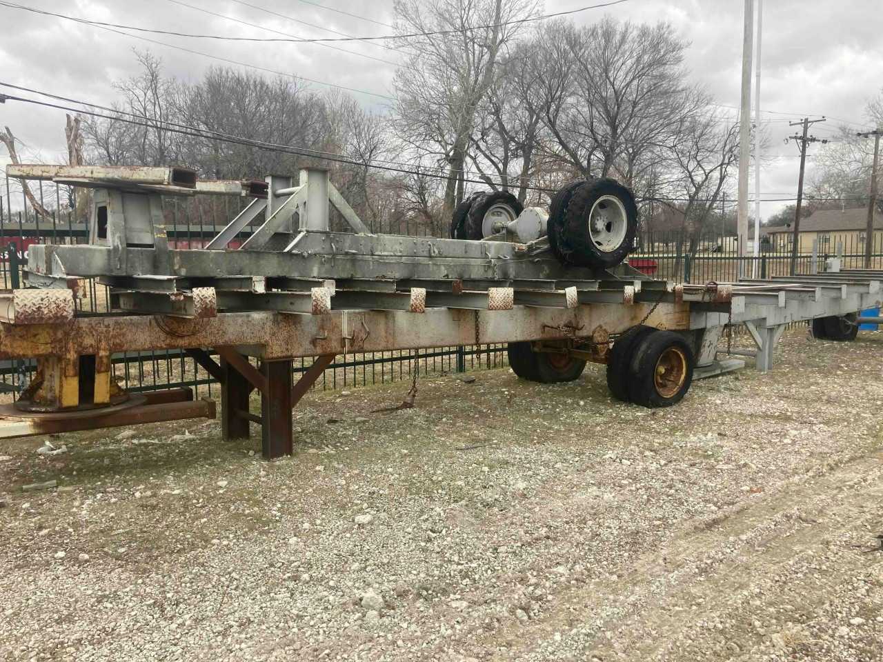 Lot of 2 Trailers with Forklift Receiver - TRAILERS