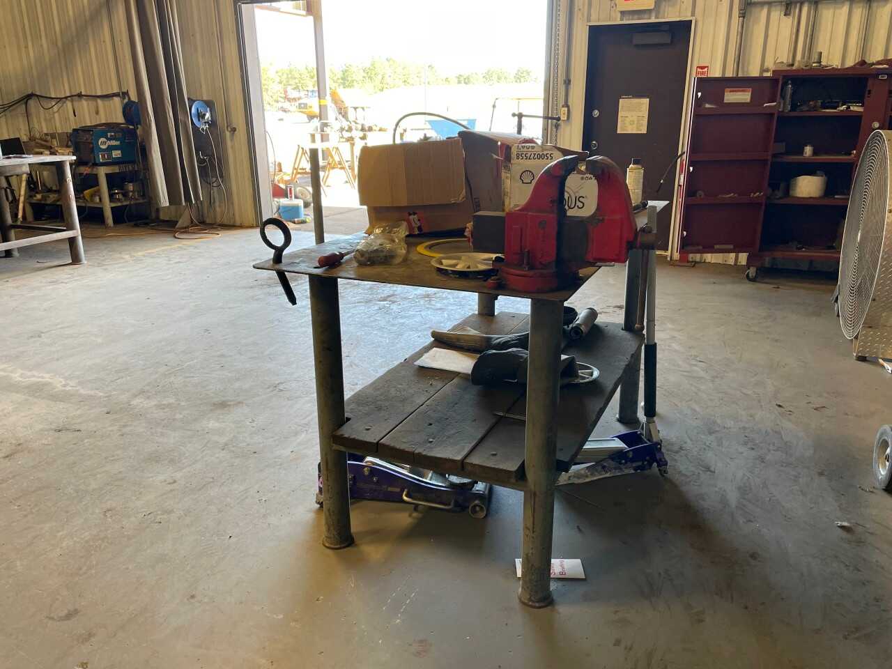 Steel Table with Vice - MISCELLANEOUS