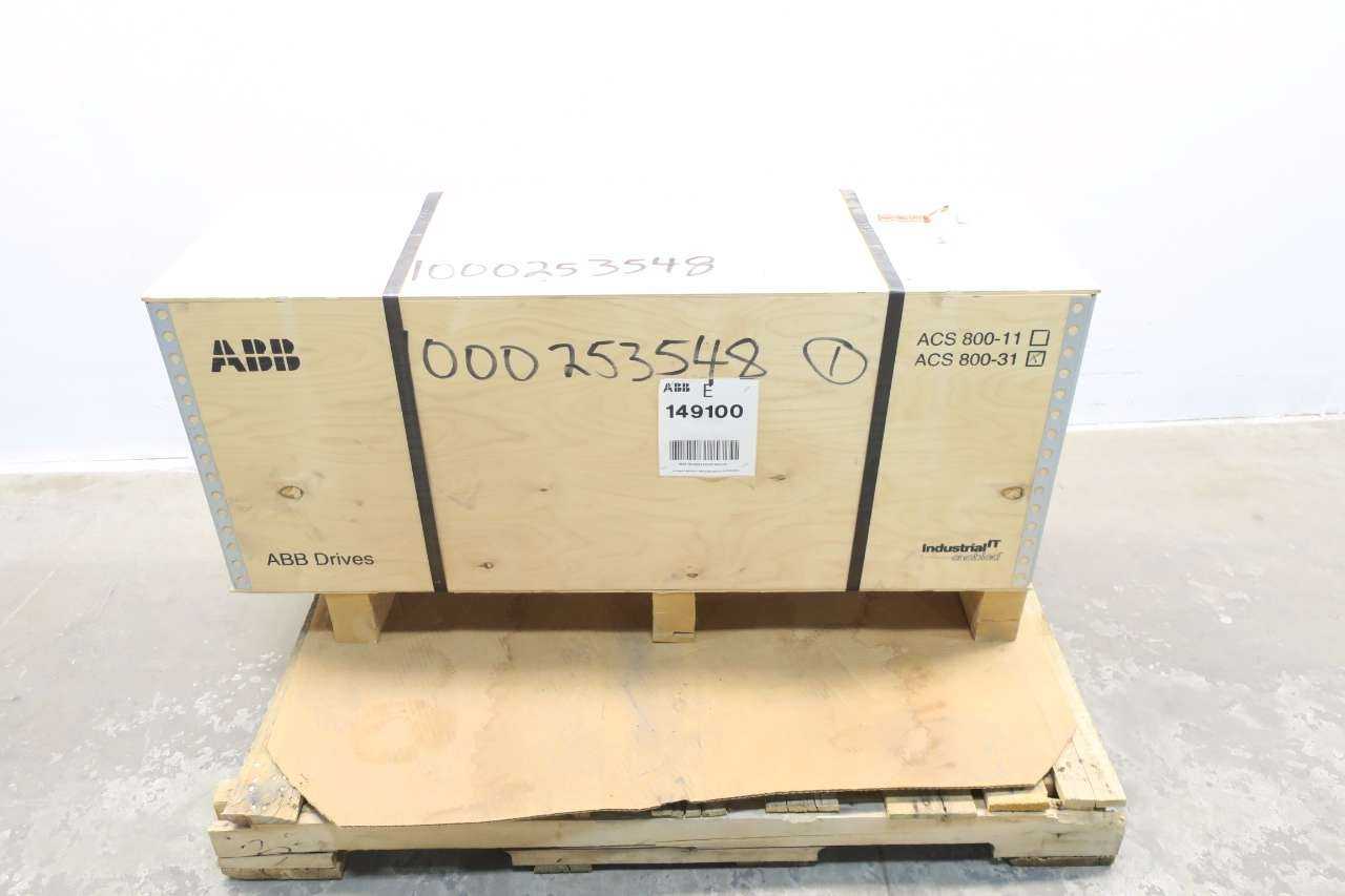 NEW ABB ACS800-U31-0100-5 100HP 480V-AC ULTRA LOW HARMONIC DRIVE - AUTOMATION & CONTROLS