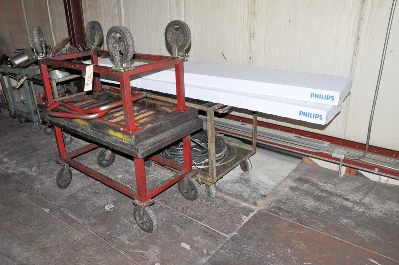 Lot-(3) Carts with Drilling and Tapping Tooling Contents (Located on - ELECTRIC POWER TOOLS