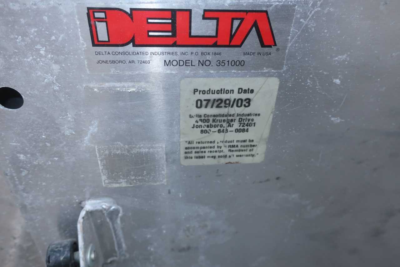 DELTA 351000 ALUMINUM LOW PROFILE TOOL WORK CHEST - TOOL STORAGE