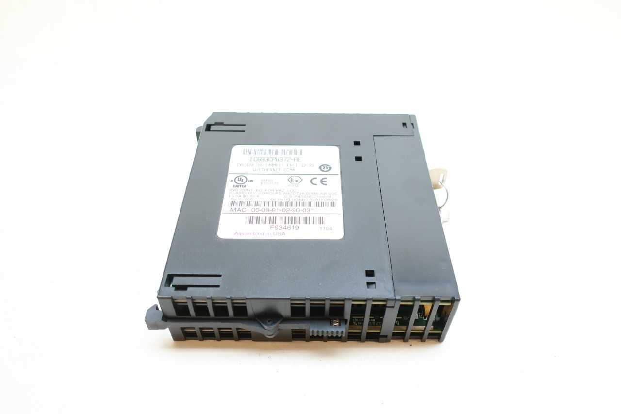 GE FANUC IC693CPU372AE CPU372 10100MBIT ENET PROCESSOR MODULE - AUTOMATION & CONTROLS