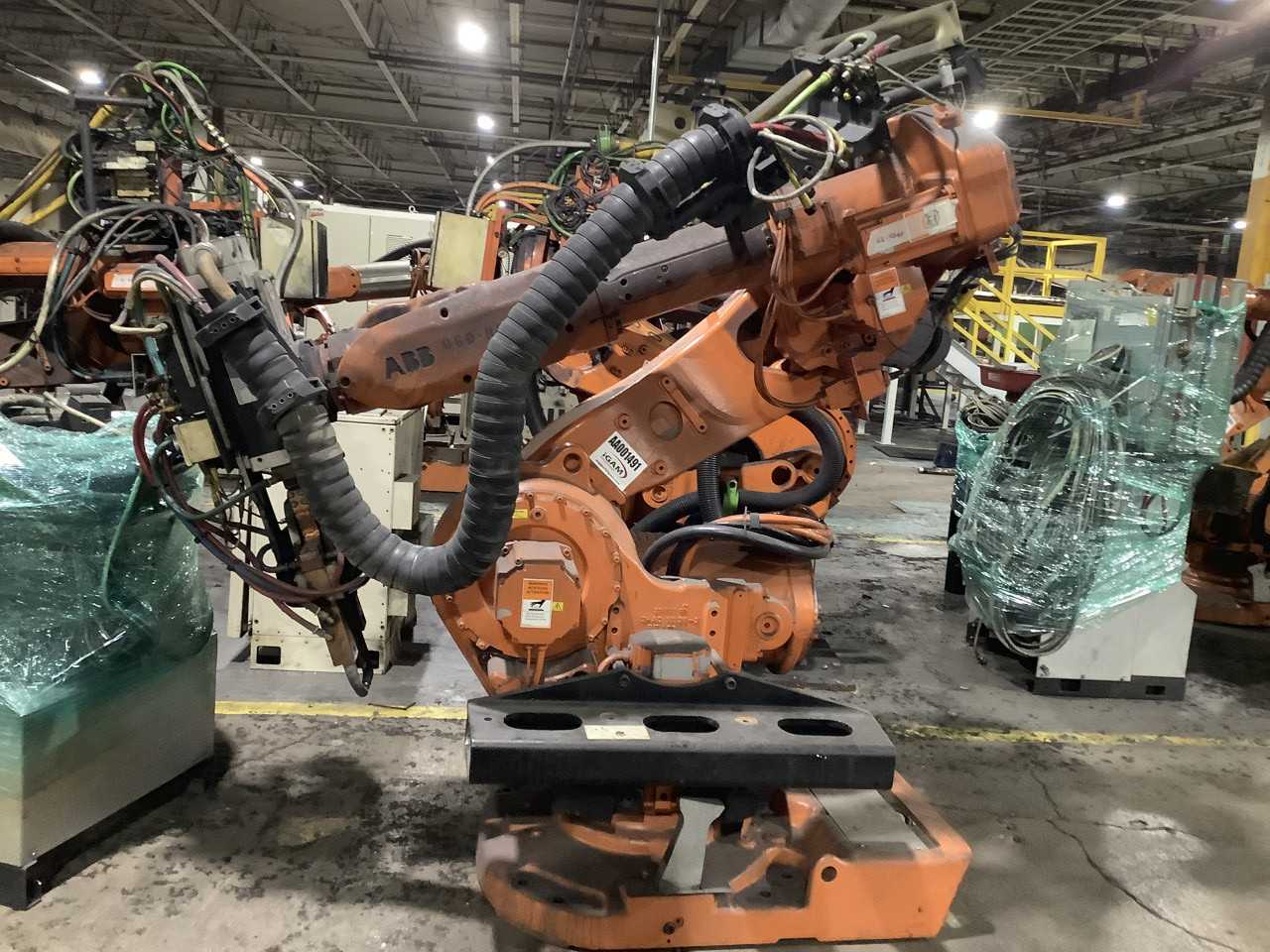 Pair of ABB IRB 6600 w/ IRC5-M2004 - INDUSTRIAL ROBOTS
