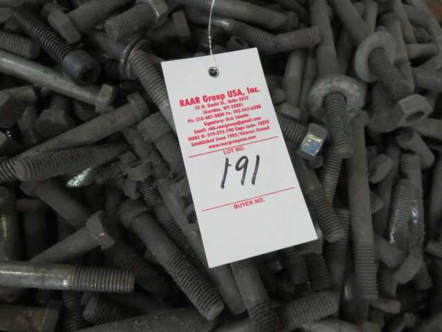 Boxes of Bolts, LOT - MISCELLANEOUS