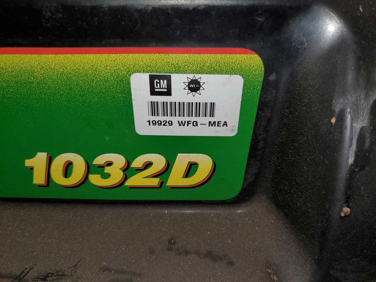 John Deere 1032D Snow Blower - MISCELLANEOUS