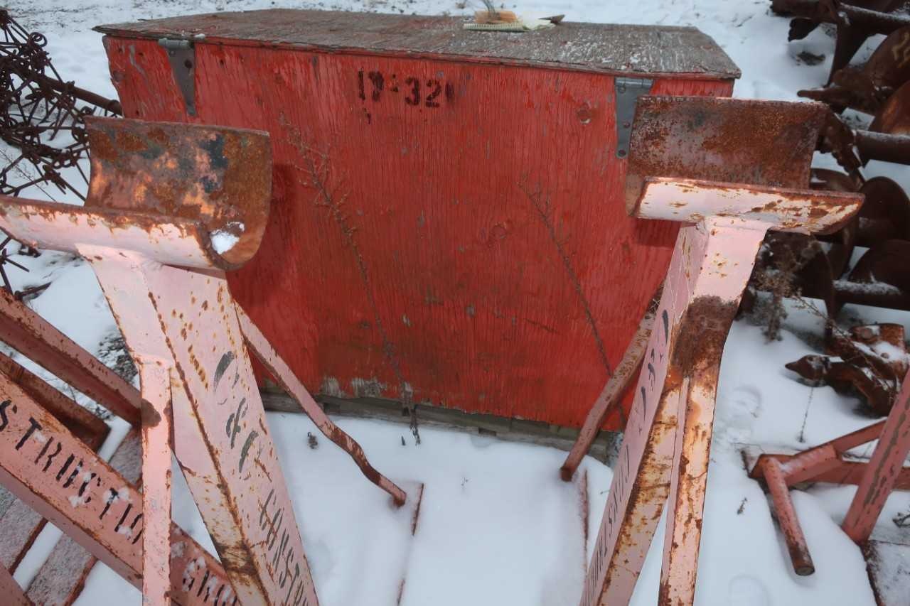 LOT OF 2 STEEL SPOOL STANDS - MATERIAL HANDLING