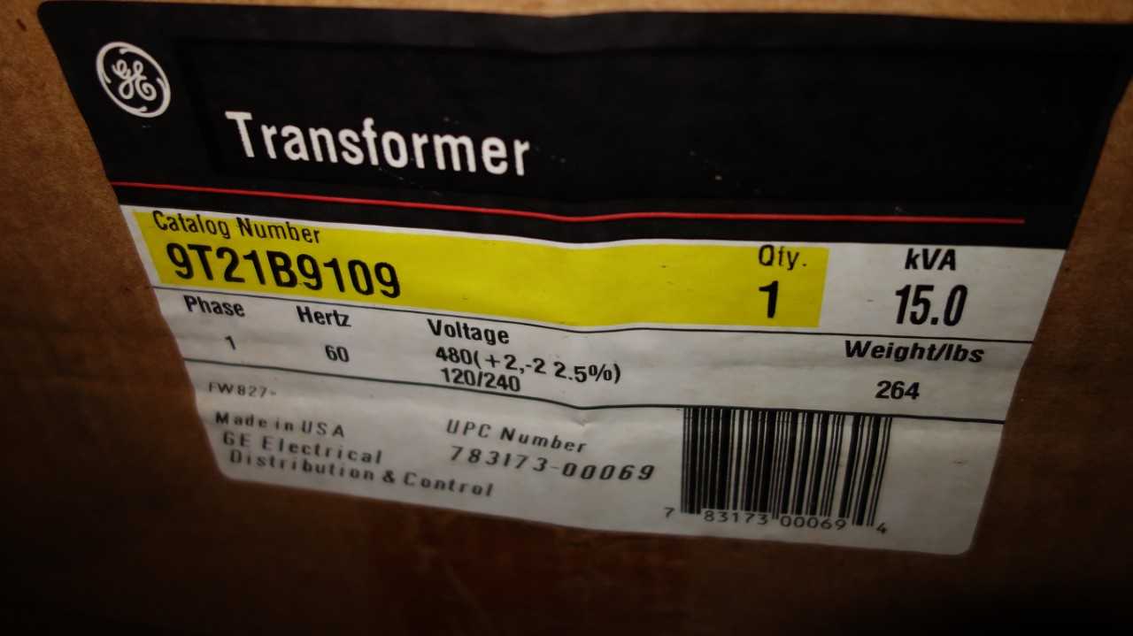 1 PALLET OF ASSORTED TRANSFORMERS, GE, TIERNEY - CONTROL TRANSFORMERS