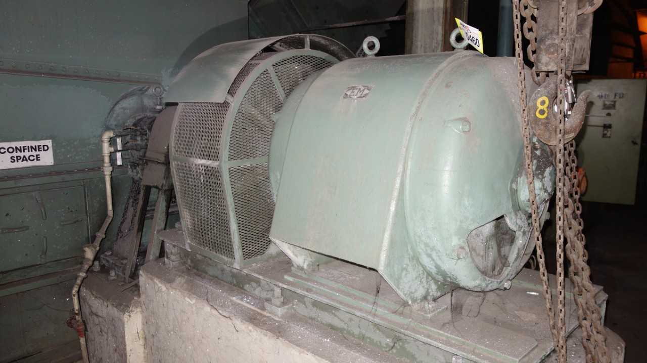 LOT OF 2 ELECTRIC MACHINERY 200HP 2300V-AC INDUCTION MOTOR W/ MAGNETIC DRIVE - ELECTRIC MOTORS
