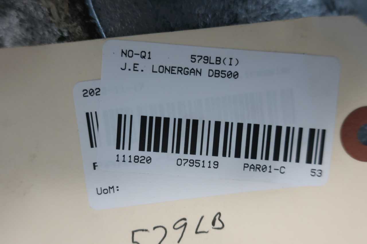 J.E. LONERGAN DB500 IRON FLANGED RELIEF VALVE 400PSI 6X8IN - RELIEF VALVE