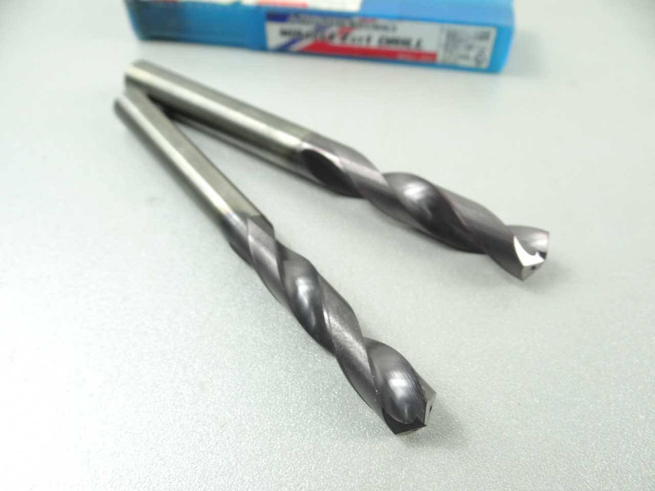 New Pair of Mitsubishi Solid Carbide Coolant Thru Drills - MACHINING EQUIPMENT PARTS