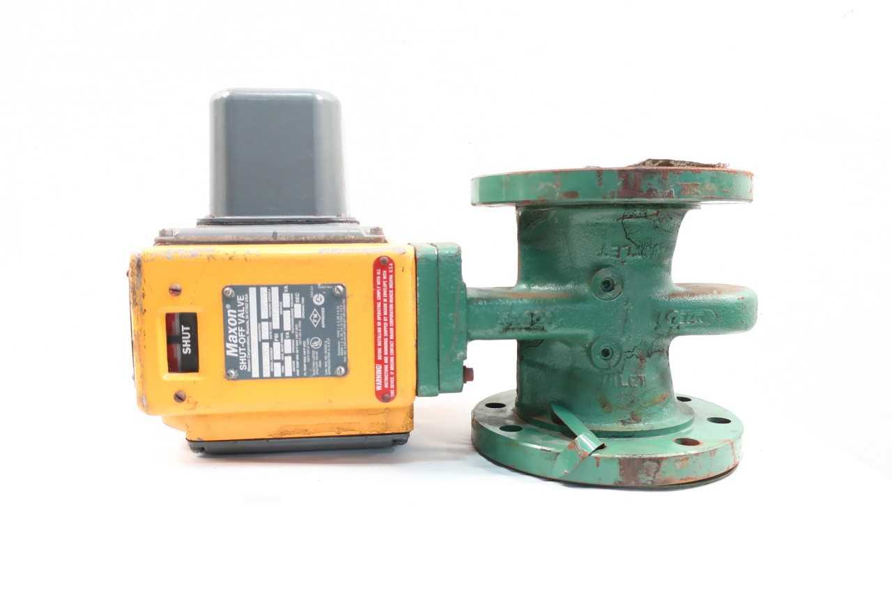 MAXON F 5000-SCP 2 GAS SHUT-OFF FLANGED 4IN OTHER VALVE - VALVES
