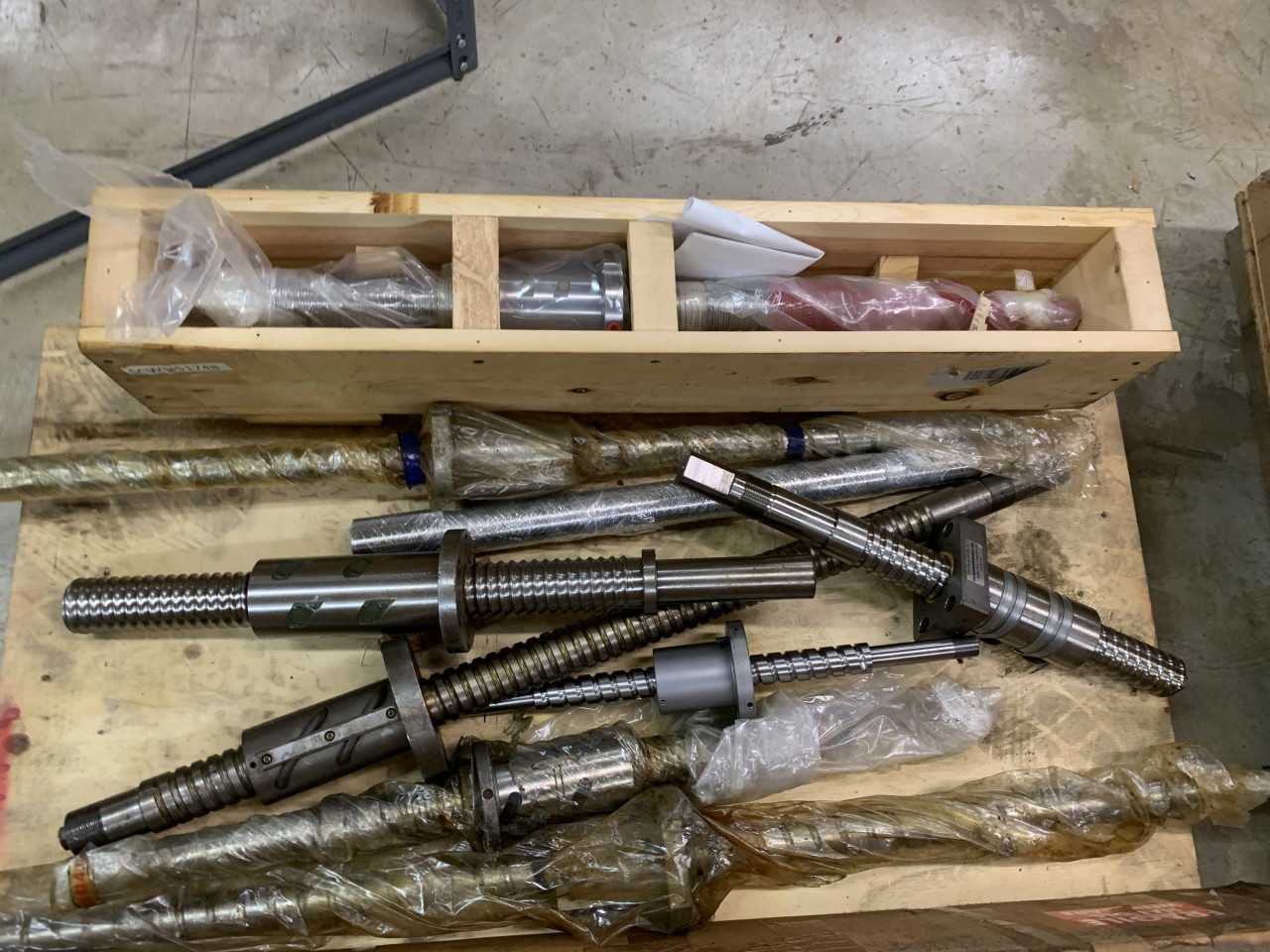 PALLET OF NEW BEARING BALL SCREW SUPPORTS - BEARINGS