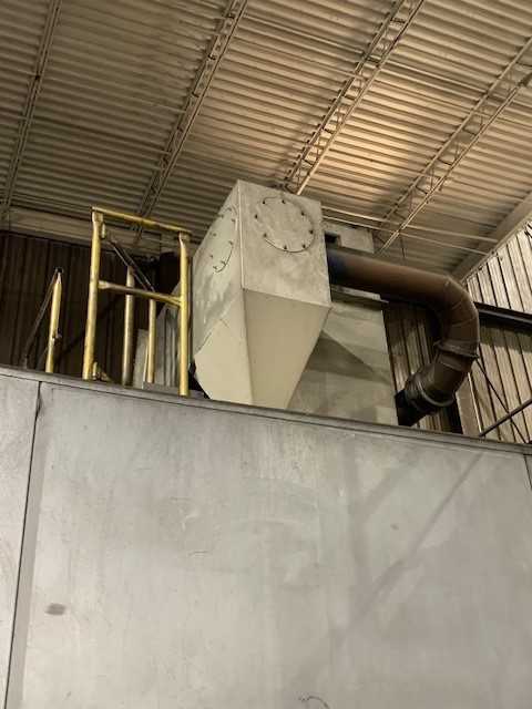 24" W Pass Through Type Shotblast machine - SHOT PEENING MACHINE