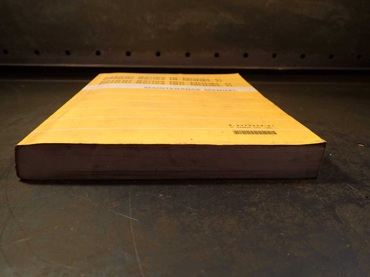 Fanuc B-62755EN/01 Series 16 18 160 180 Model C Maintenance Manual: 1995, Used - MACHINING ACCESSORIES & TOOLING