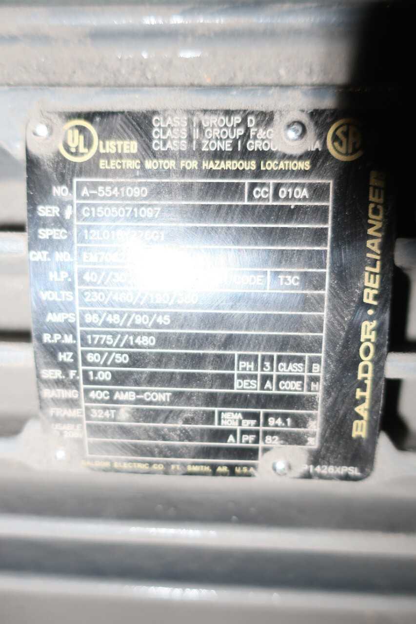 BALDOR EM7062T 40 HP AC-MOTOR 230/460V-AC - ELECTRIC MOTORS
