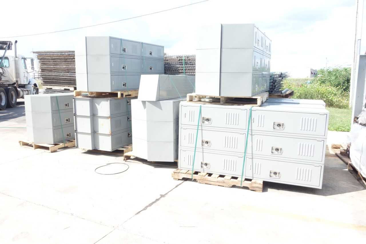 7 PALLETS OF DOUBLE STACKED LOCKERS - ELECTRICAL COMPONENTS