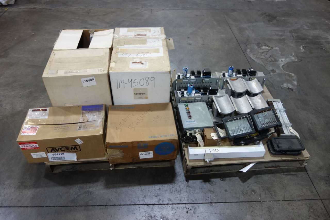 2 PALLETS OF ASSORTED ELECTRICAL - ELECTRICAL COMPONENTS
