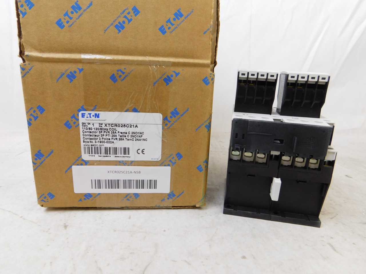 Lot of Qty 5x Eaton XTCR025C21A Reversing Contactors - CONTACTORS