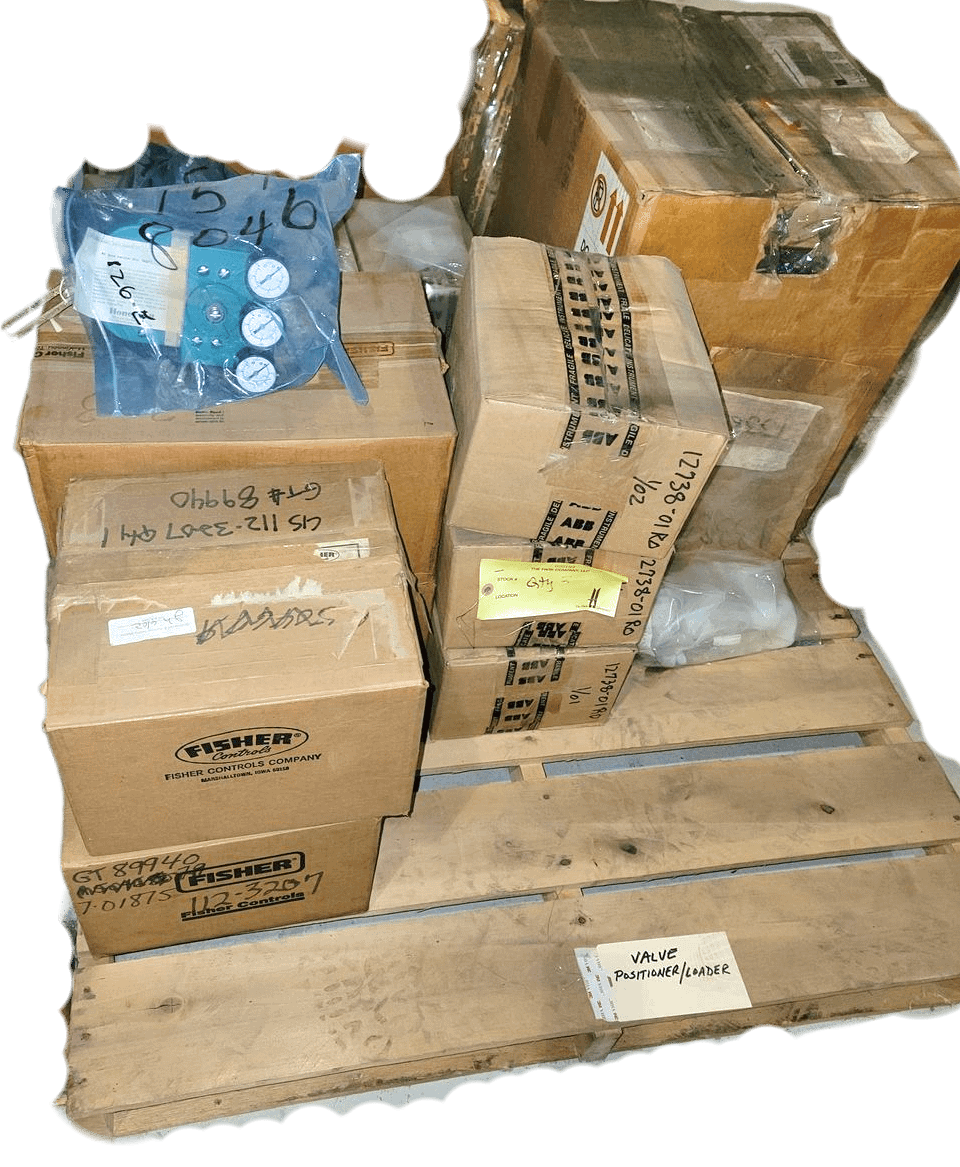 LOT OF MOTOR STARTERS, CONTACTORS, SWITCHES, VALVE POSITIONERS/LOADERS, SPLICE KITS QTY 2 PALLETS - INDUSTRIAL PARTS