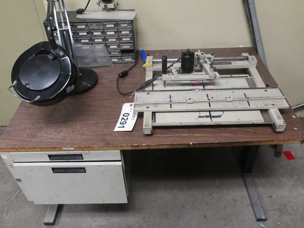 Pantograph engraving machine, with work table and engraving parts/accessories - ENGRAVING MACHINES