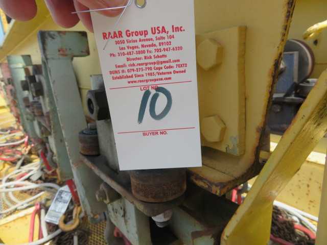 Crane Parts on Wheeled Track - PROCESS EQUIPMENT