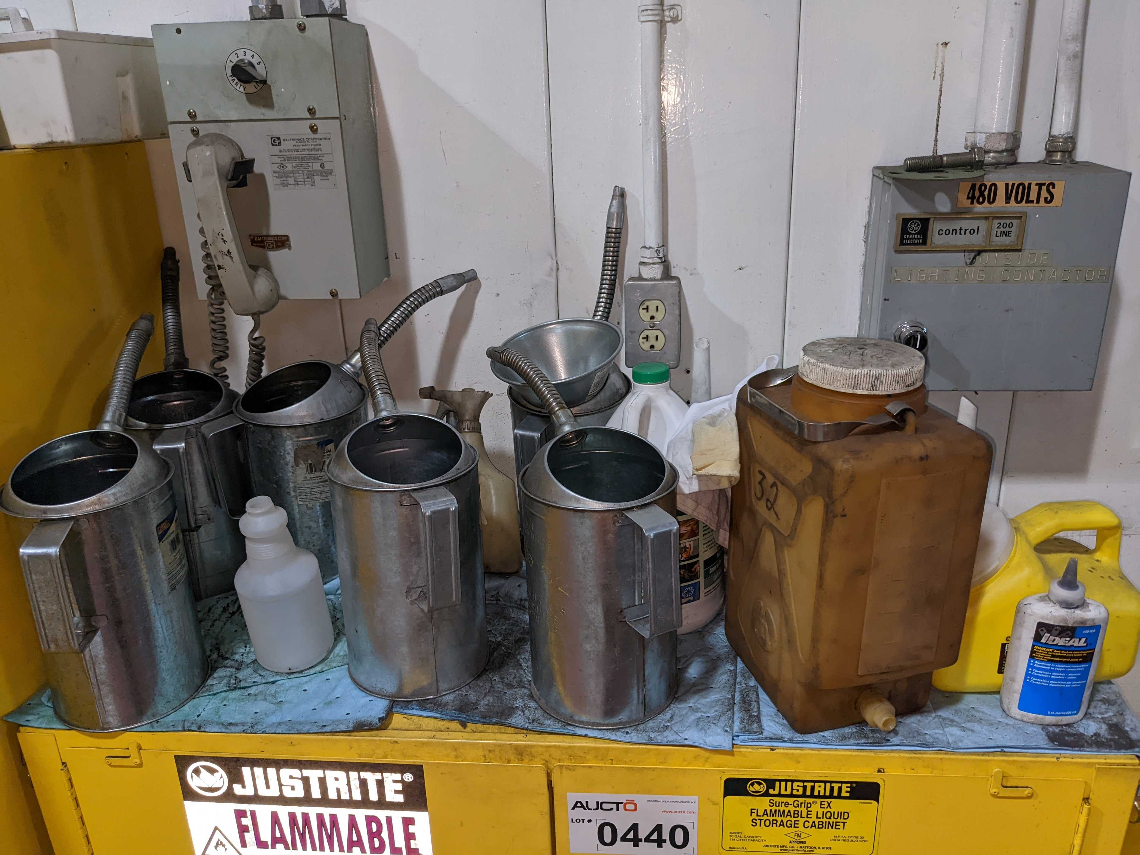 FIRE SAFETY CABINET WITH CONTENTS - SAFETY EQUIPMENT