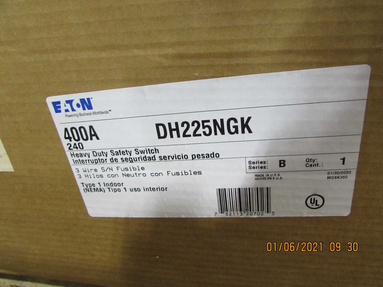 Eaton Safety Switch - ELECTRICAL COMPONENTS